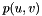 $p(u,v)$